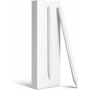 Gnanlen iPad Pencil 2nd Generation Magnetic Wireless Fast Charging, Same as Apple Pencil 2nd Gen, Stylus Pen Work for iPad Pro 11in 1/2/3/4, iPad Pro 12.9in 3/4/5/6, iPad Air 4/5, iPad mini 6, White