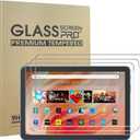 [3-Pack] All-New Kindle Fire HD 10 2023/2021/Fire HD 10 Kids Pro/Fire HD 10 Plus (2023/2021 Release) Screen Protector, HD Anti-Scratch Anti-Fingerprint 9H Hardness Bubble-Free Tempered Glass