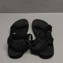 Women's Original Sport Sandals Hiking Sandals with Arch Support Yoga Mat Insole Light Weight Outdoor Water Shoes (9, Black)