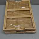 Artmeer Bed Tray Table with Folding Legs,Bamboo Breakfast in Bed for TV Table, Laptop Computer Tray,Eating,Snack Tray(Bamboo) Large Size