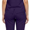 VIAOLI Scrubs for Women - V-Neck Top & Cargo Pants Uniform Womens Medical Scrubs Set for Nurses, Doctors, Size XL