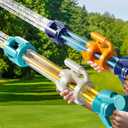 2 Pack Water Guns for Kids Adults, Summer Outdoor Water Toys Swimming Pool Game, Beach Water Game Fighting Play Pool Toys for Boys Girls Kids Ages 4-8, 8-12