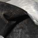 Washable Area Rugs 5'x7' Non-Slip Modern Abstract Soft for Living Room Entryway Bedroom Nursery, Print Pattern, Dark Black Gold