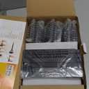 GIGALUMI 6 Pack Solar Lights Outdoor Waterproof, LED Solar Garden Lights, Outdoor Decorations, Garden Decor for Yard, Patio, Landscape, Planter, Walkway (Cold White)