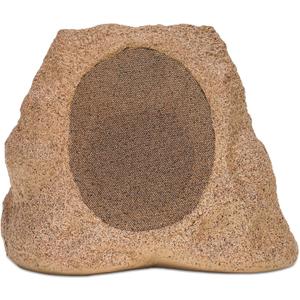 Victrola Rock Speaker Connect, Sand, Wireless Outdoor with Bluetooth 5.3, 22-Hour Battery Life, with Solar Charging, Link Up to 20 Rock Speakers, IP65 Water & Dust Resistant (Sand, Single)