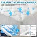 Mattress Topper Full, 2 inch Ultra Soft Quilted Fitted Mattress Pad Cooling Mattress Cover with Thin Down Alternative Filling Noiseless & Breathable (8-21Deep Pocket)