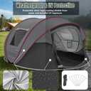 Instant Pop Up Camping Tent, 4-6 Person Tents,Automatic Set Up Tent in 3 Seconds,Waterproof Sunshade Family Tent,Portable Lightweight Dome Tent for Outdoor Camping,Hiking,Travel & Beach