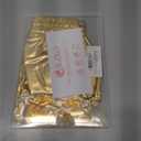 Girls Metallic Shorts Shiny Hot Pants for Dance Gymnastics Sparkly Shorts with Sunglasses (Gold)