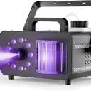 Fog Machine 1200W with 9 RGBW LED Lights, 1200W Professional Smoke Machine, 1L Tank, 3000CFM Output, 14 Colors for DJ Party Stage Wedding Halloween