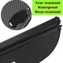 Retractable Trunk Cover Compatible with 2022-2025 Ford Escape Cargo Cover Rear Trunk Security Cover Ford Escape Accessories Privacy Screen Cover