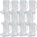 Fun Express Cowboy Boot Cups Clear Plastic - Western Cups 17oz Boot Mugs 12 Pack for Cowboy Party Decorations Rodeo Theme Party Supplies for Adults & Kids Western Themed Celebrations