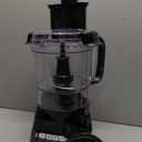 BLACK+DECKER 3-in-1 Easy Assembly 8-Cup Food Processor, Stainless Steel S-Blade, Easy-Clean, Touchpad Controls Black (Large)