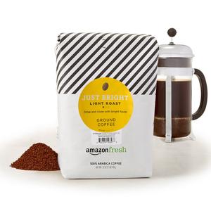 Amazon Fresh, Just Bright Ground Coffee, Light Roast, 32 Oz (32 Ounce (Pack of 1))