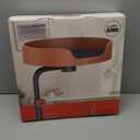 Cat Desk Bed Large Perch Nest with Teaser Easy Install,Space Saving Mount Design,Sturdy Frame,Removable Cushion,Clamp Desktop Attachment Hammock for Home Office,Side Table (Black and Coffee)