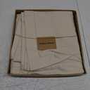 Solino Home Cotton Linen Tablecloth 58 x 120 Inch - Hemstitch Linen Table Cloth for Rectangle Tables - Machine Washable Tablecloth for Fall, Autumn, Halloween, Thanksgiving, Christmas