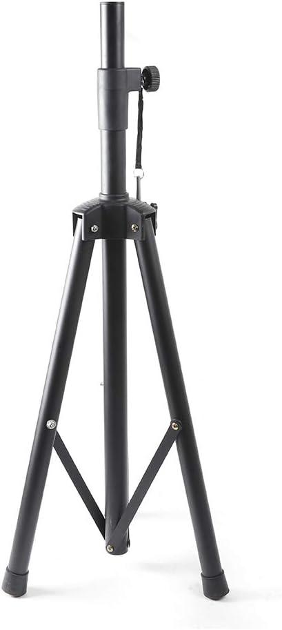 LED Stage Spotlight Tripod Bracket, Adjustable Follow Spotlight Stand - 46"-79" Height Range, Heavy-Duty Foldable Stable Tripod Base for Stage, Studio, Events, and 200W LED Lights(Only Stand)
