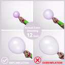 PartyWoo 50pcs Pearl Light Purple Balloons, 12inch, Latex, for Balloon Garland, Birthday, Wedding Decorations