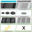 I
Puzau 4-6FT Inflatable Hot Tub Cover Round 48-72IN, Outer Diameter 85" x 28" 8 Personor or Smaller, Insulated Round Hot Tub Lid Replacement, Fit Coleman Saluspa Intex Purespa 6 Person Inflatable Cover