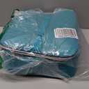 DreamGenius Nail Polish Organizer Case Holds 42 Bottles, Portable DoubleLayer Nail Polish Storage Bag with Adjustable Dividers for Manicure Tools, Blue