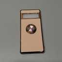 LeYi for Google Pixel 6 Pro Case: 360° Rotatable Ring Holder Magnetic Kickstand, Plating Rose Gold Edge for Google Pixel 6 Pro Case, Pink