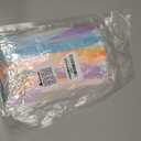 Pastel Rainbow Ribbon Tassel Garland Colorful Fabric Banner Hanging Patry Decoration Backdrop for Baby Shower, Highchair, Birthday Macron Banner Backdrop Decor 40 Inches(L) X 14 Inches(W)