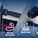 K&K Auto Accessories Compact 2-Bike Trunk Bike Rack Premium Cross-Country Trunk-Mount Bicycle Carrier for Cars, SUV Heavy Duty Rear Bike Transport Tool for Professional Cyclists