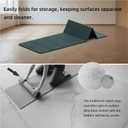 Foldable Yoga Mat 0.32 inches Thick(8mm), SGS Certified POE Material, Non Slip, 71 x 24 inches, Foldable for Travel, Pilates, Camping, Environmental Sports Mat, Odorless