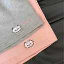 Cute Cat Kawaii Y2K Shorts for Women Teen Girl with Pockets and Elastic Waistband Activewear Streetwear Shorts (Small,Pink)