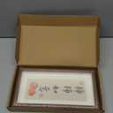 5X10 Wooden Photo Frame with 3x8 Mat Glass Front Wall and Desktop Picture Frame