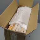 Kitsure Bamboo Wooden Shoe Rack for Closet - Stackable Shoe Organizer with Modular Structure, Space-Saving Shoe Shelf for Entryway, Living Room, Bedroom, 26.8" Wide - 4 Tiers, Natural