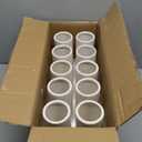 Modern White Ceramic Vase Set of 10 for Living Room Bedroom 7.08'' Minimalist Fresh Small Flower Vases for Bouquet Fake Plant Home Decor Office Fireplace Centerpieces Nordic Style 10 Pack