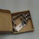 2-9/16 Inch C Clamp, 2 Pcs 304 Stainless Steel C Clamps, for WoodWorking, Small U Clamps for Mounting, Mini Desk Clamps with Stable Wide Jaw Opening & Protective Pads/I-Beam Design (65mm)