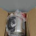 Amazon Basics Electric Stainless Steel Kettle for Tea and Coffee, BPA-Free, Fast Boiling, Auto Shut-Off, 1 Liter, 1500W, Black and Silver