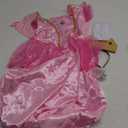 Super Borthers Costume For Women Princess Peach Costume Adult With Crown Gloves Bracelet Necklace And Earrings Large