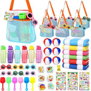 Realspring 48 Pcs/ 6 Set End of School Year Students Gifts Bulk for Kids Preschool Graduation Gifts Beach Pool Party Favors School's out for Summer Classroom Prize for Preschool Kindergarten Supplies