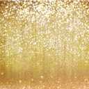 LYWYGG 10x8FT Vinyl Photography Backdrop Golden Particles Speckle Background Dreamy Fantasy Dreamlike Theme Metal Festive Holiday Party Decorative Photography Backdrop CP-10-1008