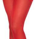 Dreamgirl womens Sheer Garter Belt Pantyhose (One Size, Red)