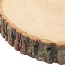 Walnut Hollow Thick Rustic Basswood Round, 10-14" Wide - for Wood Burning, Home Dcor, and Rustic Weddings