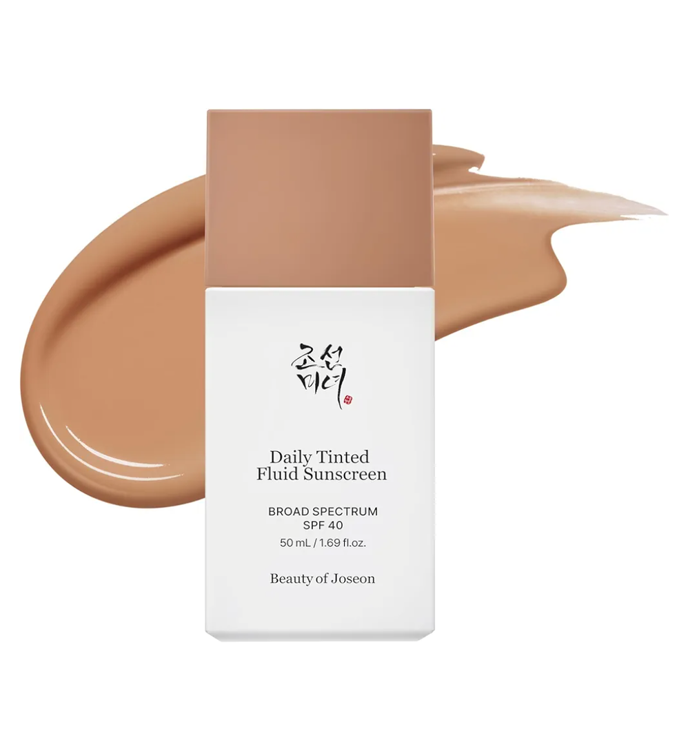 Beauty of Joseon Daily Tinted Fluid Sunscreen 12 Shades for Face Moisturizing Broad Spectrum SPF 40 Korean Skincare 50ml, 1.69 fl.oz