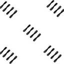 Skrnrhrery Mini Propeller, Suitable for Small and Medium UAV Quadcopters - Nylon Propeller with 0.8 and 1.0mm Center Shaft, Blade Length 46/42/37mm - AB Positive and Negative (37MM Shaft 0.8)