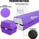 MARFULA 8 FT Folding Gymnastic Balance Beam for Kids with Carry Bag for Home and Club Use