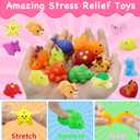 28 Pack Valentines Day Gifts for Kids ,Mochi Squishy Toys Filled Hearts Box with Valentine Cards Classroom Prizes Exchange Gifts Prizes Valentines Day Gifts for Kids Boy Girl Valentine Party Favors