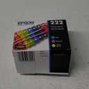 EPSON 222 Claria Ink Standard Capacity Color Combo Pack (T222520-S) Works with WorkForce WF-2960, Expression XP-5200