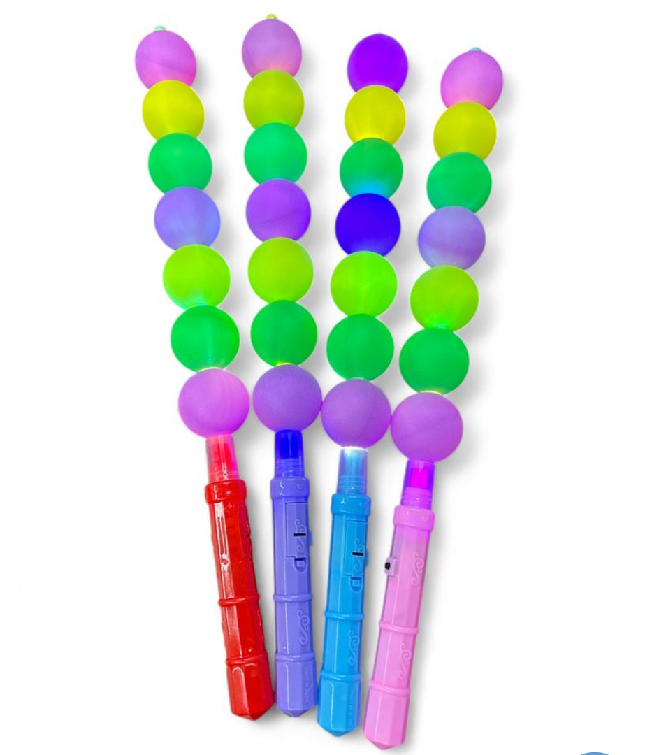 Purple/Green/Gold Led Ball Wand