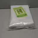 Jubilantex Linen Coating Full Blackout Curtains Pure White Thermal Insulated Rustic Textured Window Curtains 84" Long for Bedroom Living Room,Grommet Top 54"x84" 2 Panels