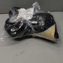 Saodimallsu Womens Oversized Striped Sweater Mock Neck Chunky Knit Lantern Long Sleeve Fall Trendy Tunic Sweaters Top Black L