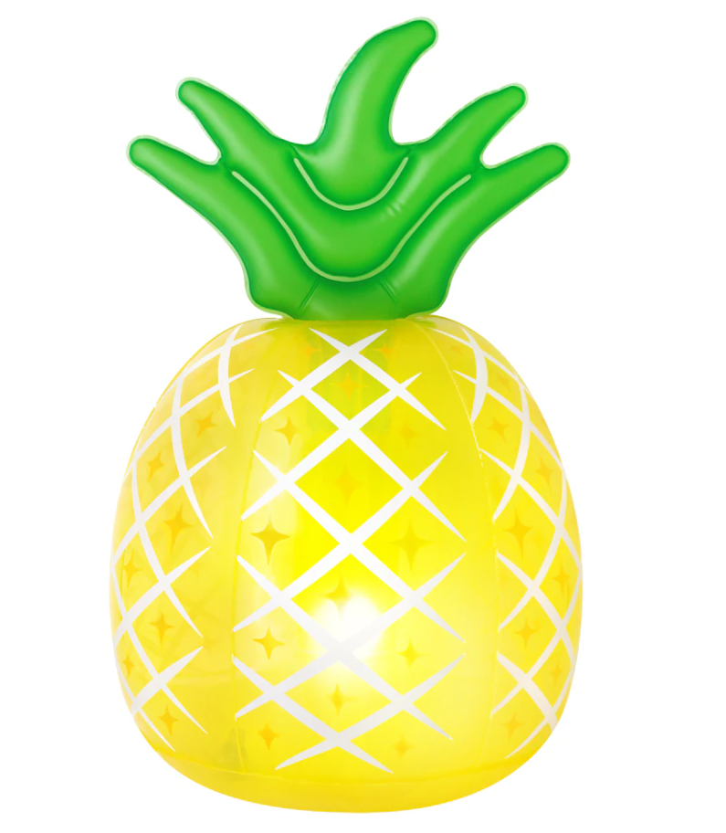 Banzai Lumi Bright Pineapple Chill Pool Light, 2 Packs
