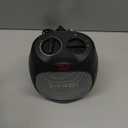 Amazon Basics Ceramic Space Heater, Portable Indoor Heating Solution, With Overheat and Tip-Over Protection, Thermostat, Non-Oscillating, 1500W, 7.52"D x 6.34"W x 9.45"H, Black