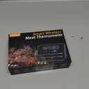 2025 AI Wireless Meat Thermometer, Smart Bluetooth Meat Thermometer Digital, 0.5F High Accuracy, Grill Temperature Probe for BBQ, Grilling, Smoker, Oven, Cooking, Air Fryer, 2 Probes