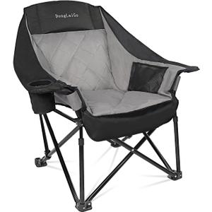 Camping Chair, Oversized Portable Camp Chair, Folding Outdoor Chair with Side Pocket and Cup Holder, Heavy Duty Camp Chair up to 400lbs, Large Camp Lounge Beach Chairs for Outdoor, Sports, Fishing (Slate Gray-black) Camping Chair, Oversized Portable Camp Chair, Folding Outdoor Chair with Side Pocket and Cup Holder, Heavy Duty Camp Chair up to 400lbs, Large Camp Lounge Beach Chairs for Outdoor, Sports, Fishing (Slate Gray-black)